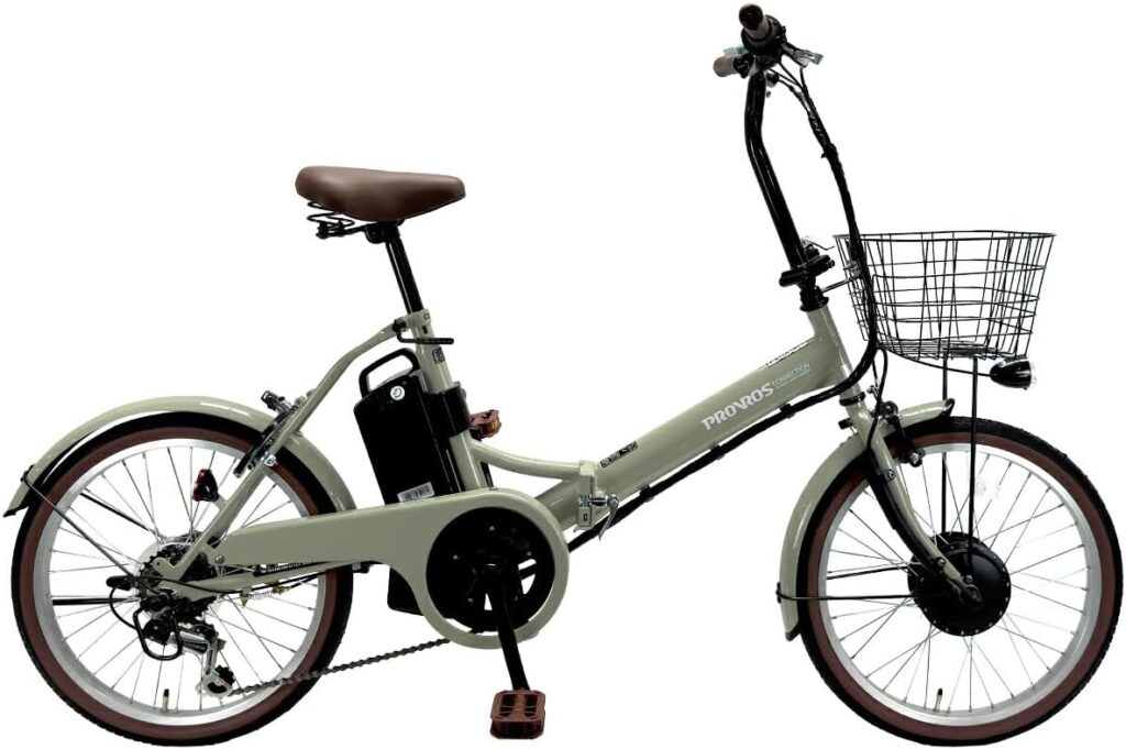 PROVROS(プロブロス) 折りたたみ 電動アシスト自転車 20インチ シマノ6段変速