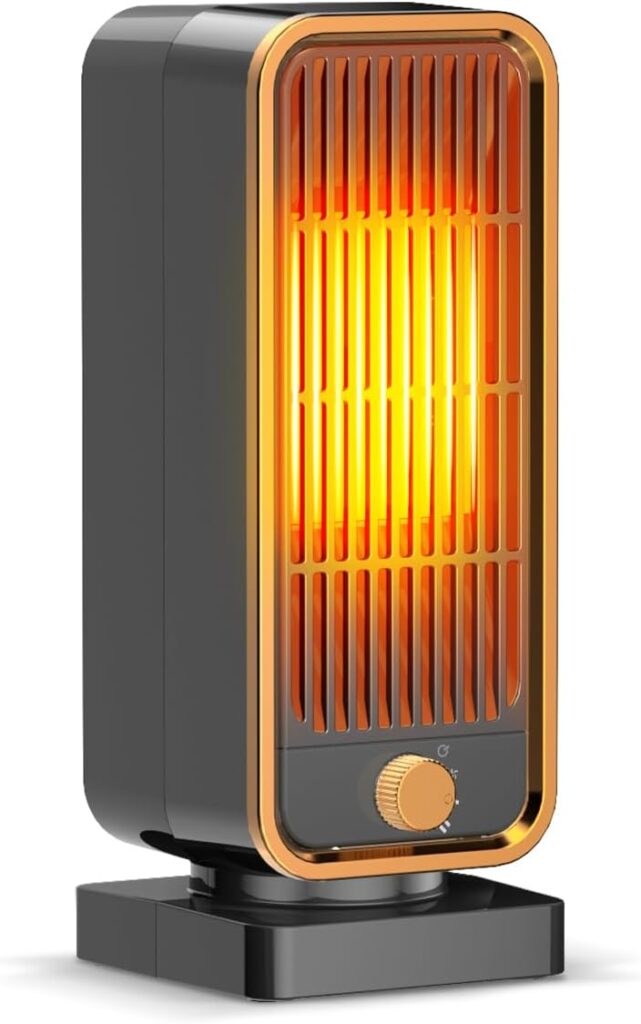 zonzon 小型 電気ファンヒーター